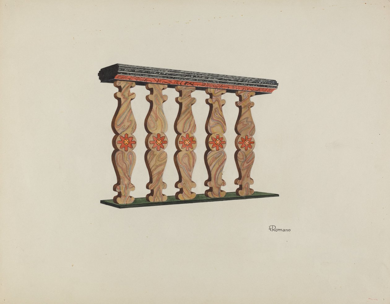 Körbanan, 1938. av Josephine C. Romano