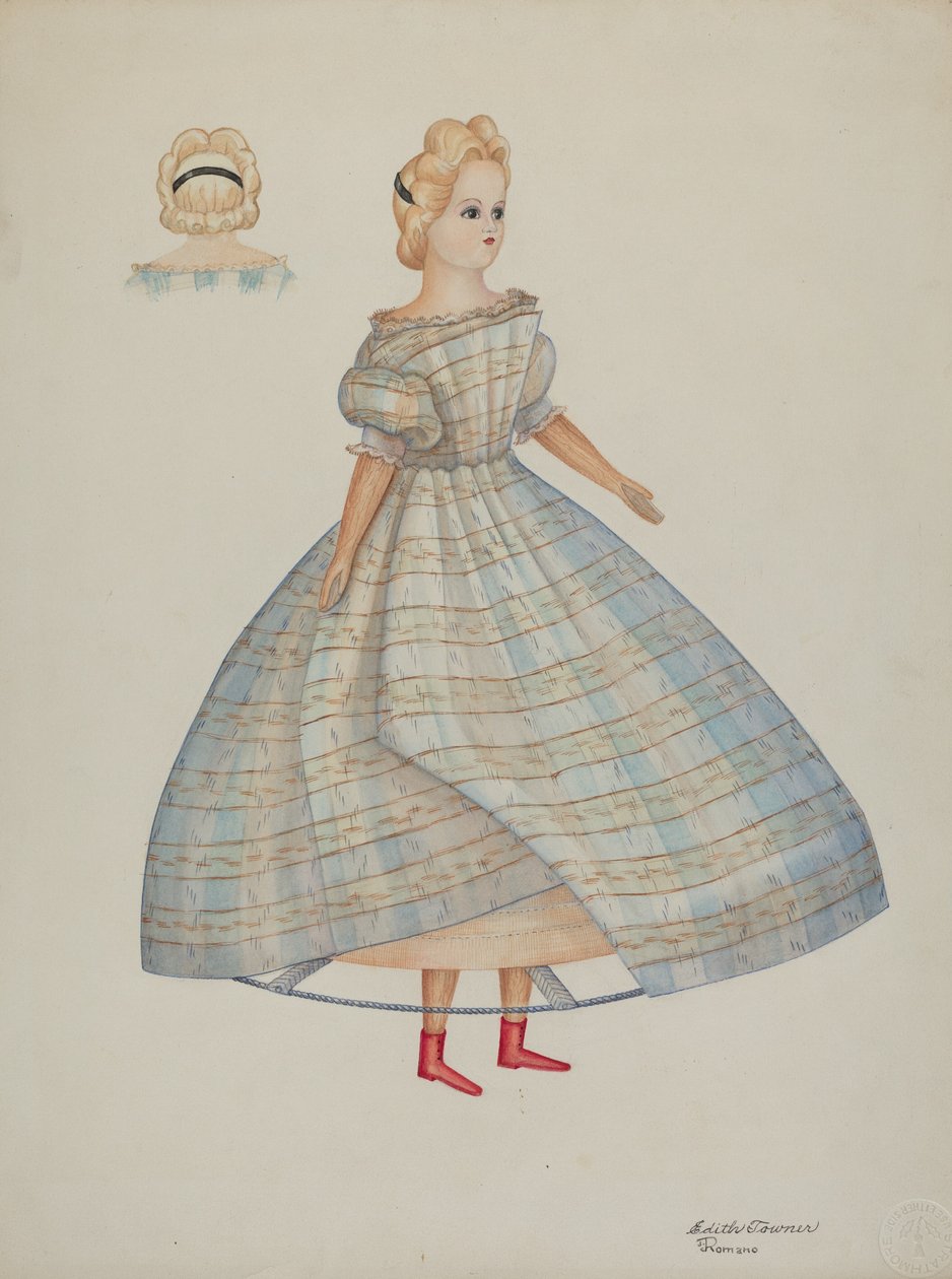 Docka - Nellie Bates, c. 1937 av Josephine C. Romano