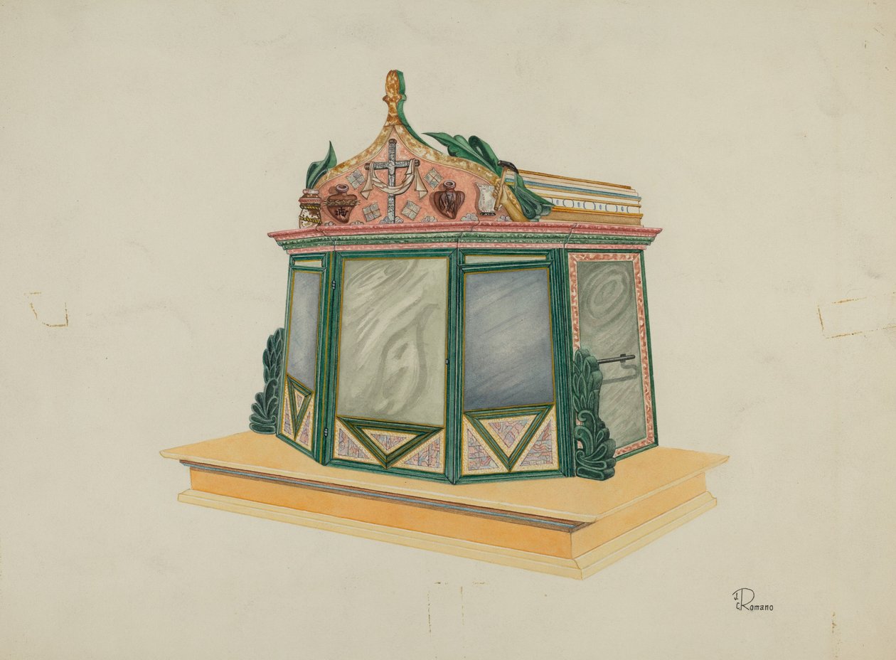 Tabernaklet, ca. 1939. av Josephine C. Romano