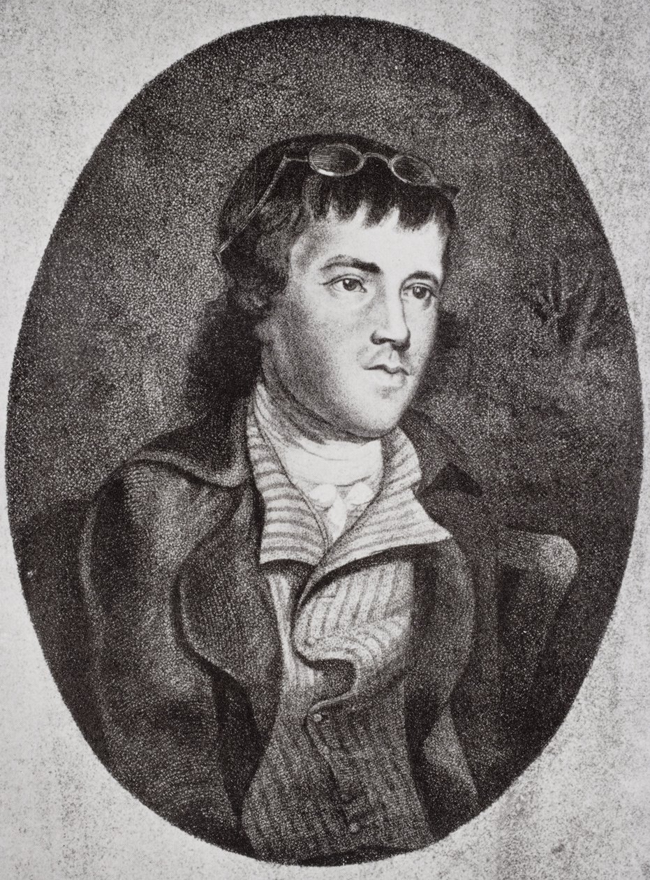 George Dyer (1755-1841) 40 år gammal, från "The Life of Charles Lamb, Volume I" av E.V. Lucas, publicerad 1905. av Joshua Cristall