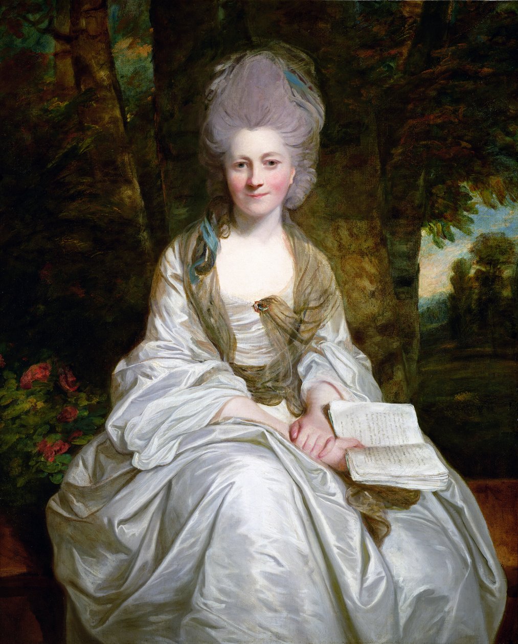 Ett porträtt av Dorothy Vaughan, grevinna av Lisburne, c.1777 av Joshua Reynolds