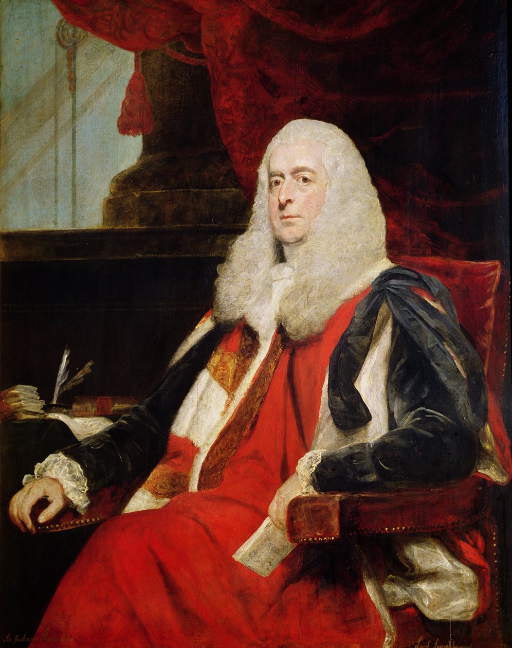 Alexander Loughborough, Earl Rosslyn och Lord Chancellor, 1785 av Joshua Reynolds