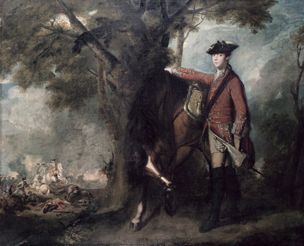 Kornett Nehemiah Winter, 11:e dragonerna, 1759 av Joshua Reynolds
