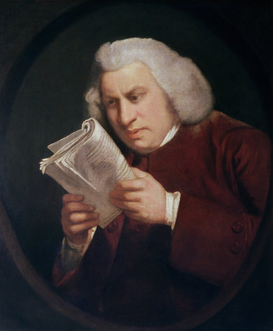 Dr Samuel Johnson (1709-84) 1775 av Joshua Reynolds