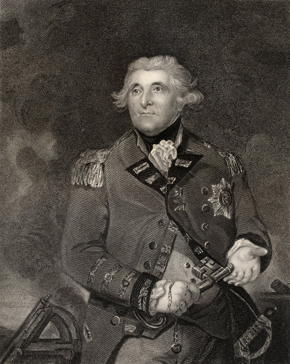 George Augustus Eliott, graverad av J. Cochran, från 