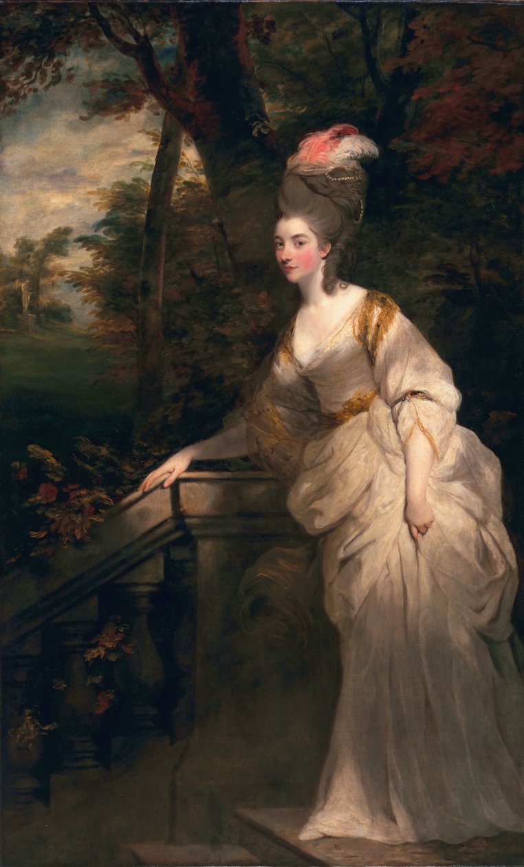 Georgiana Cavendish, hertiginna av Devonshire, ca 1775-76 av Joshua Reynolds