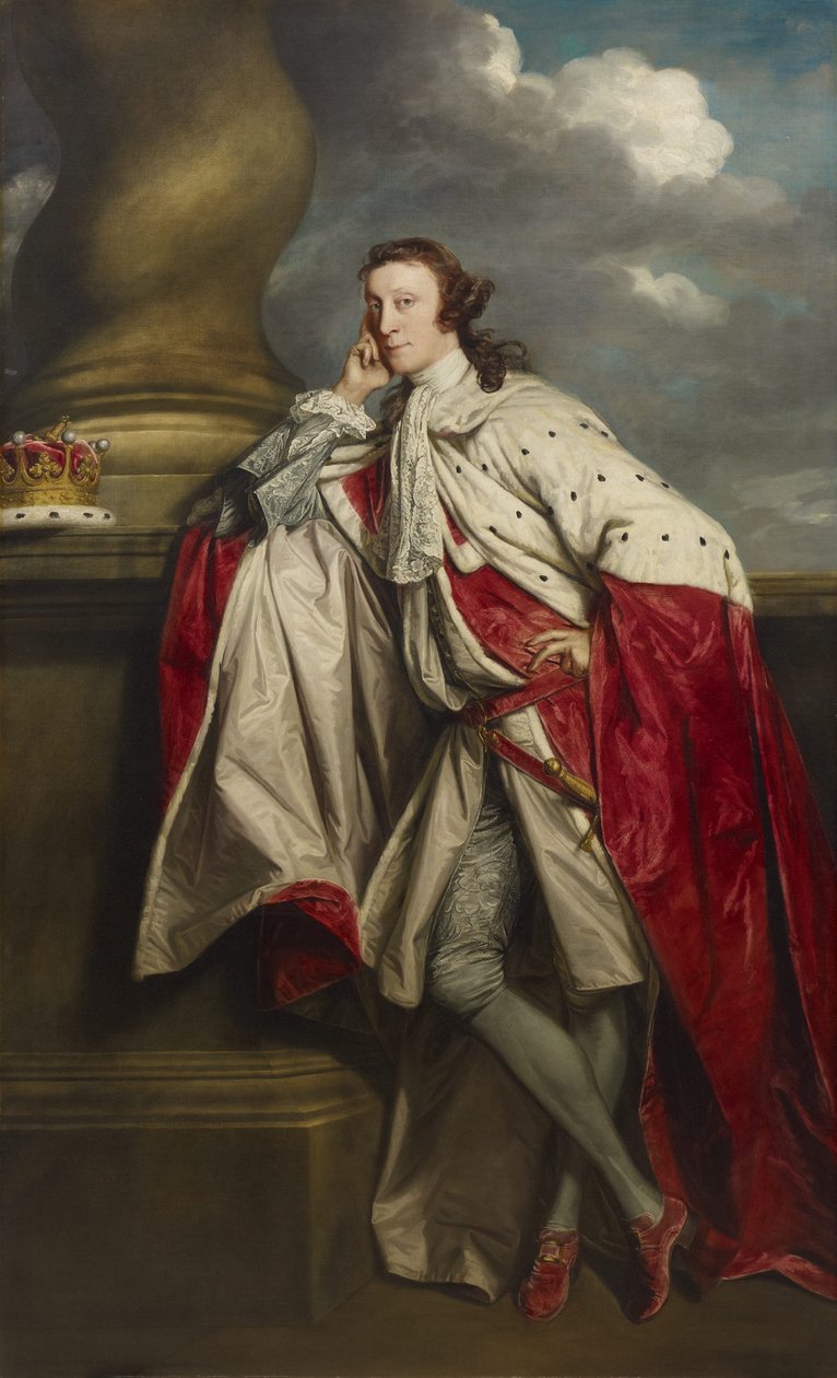 James, 7th Earl of Lauderdale av Joshua Reynolds