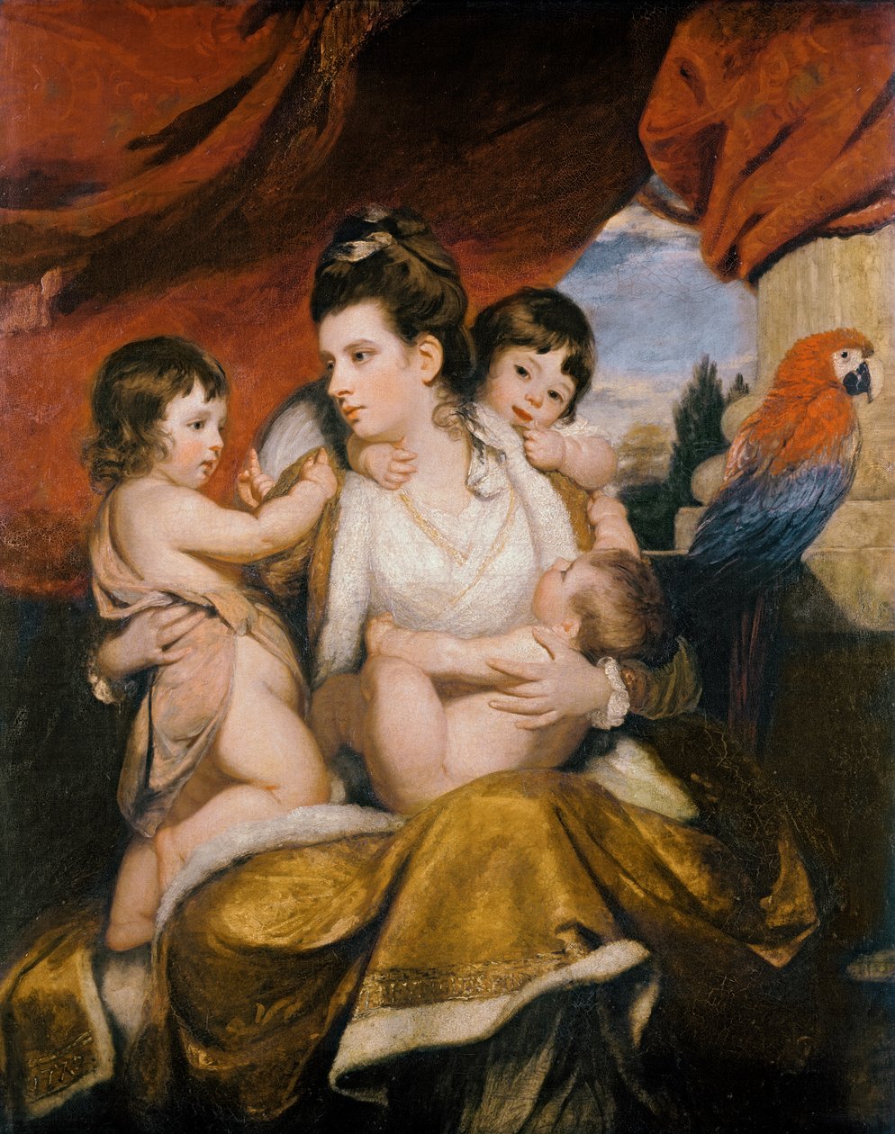 Lady Cockburn och hennes tre äldsta söner, 1773 av Joshua Reynolds