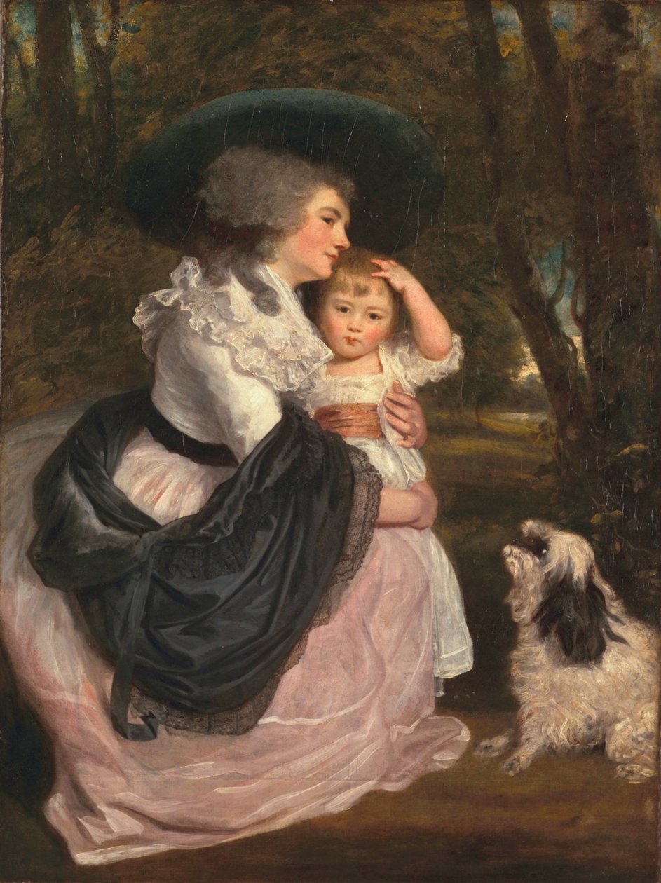 Lavinia, grevinna Spencer, och John Charles Spencer, Viscount Althorp, senare Earl Spencer, ca 1783-84 av Joshua Reynolds