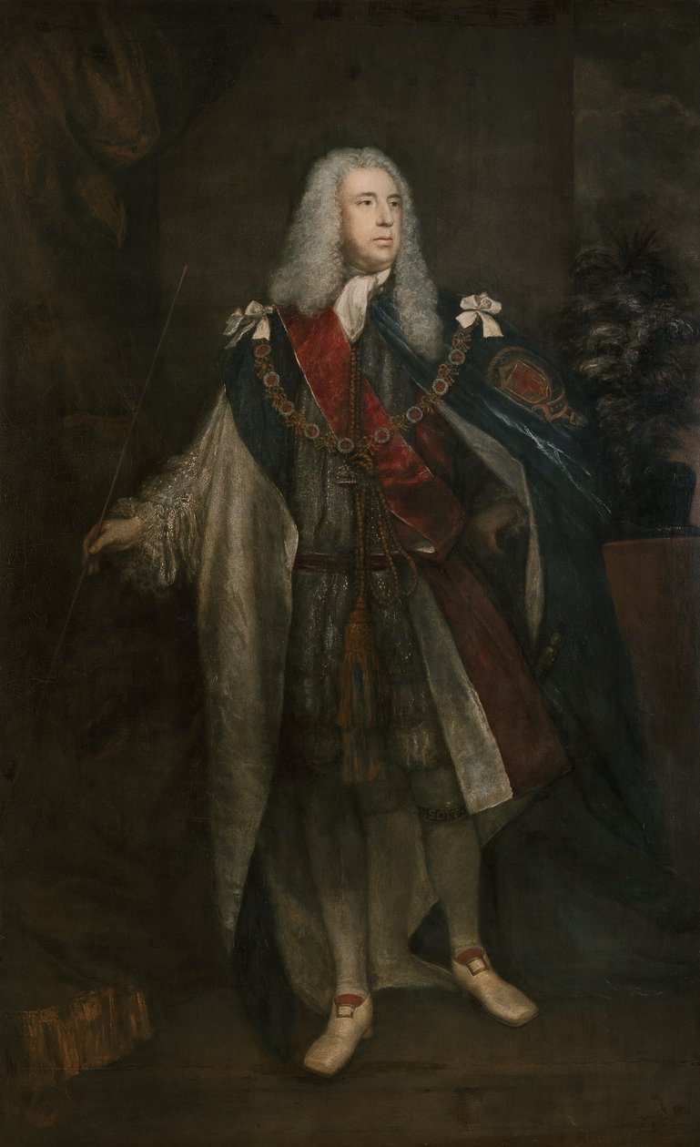Porträtt av Charles Fitzroy, 2:e hertig av Grafton, 1755-57 av Joshua Reynolds
