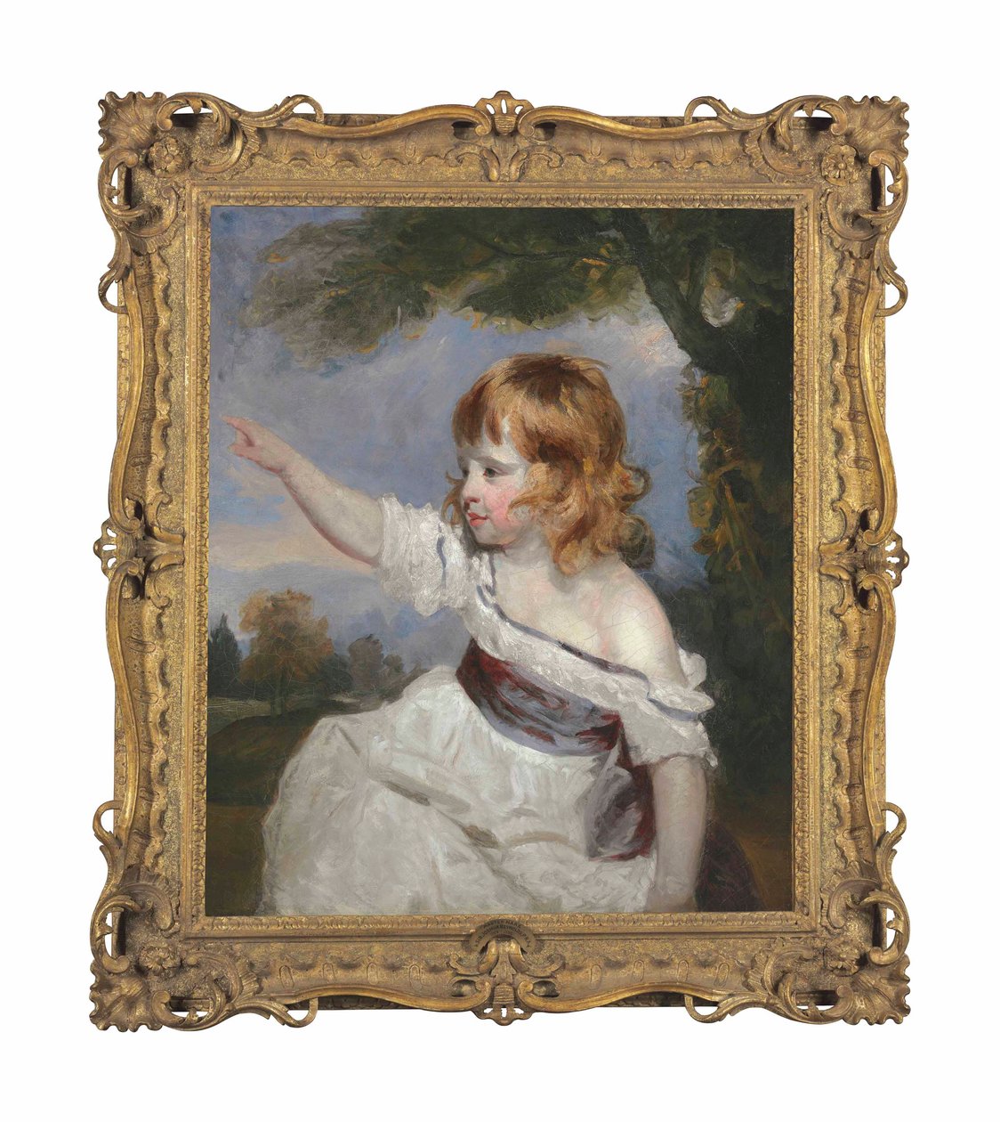 Porträtt av Master Hare, eller Spädbarn av Joshua Reynolds