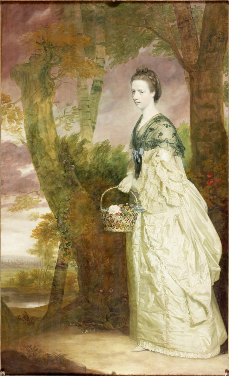 Porträtt av fru Elizabeth Riddell, 1763 av Joshua Reynolds