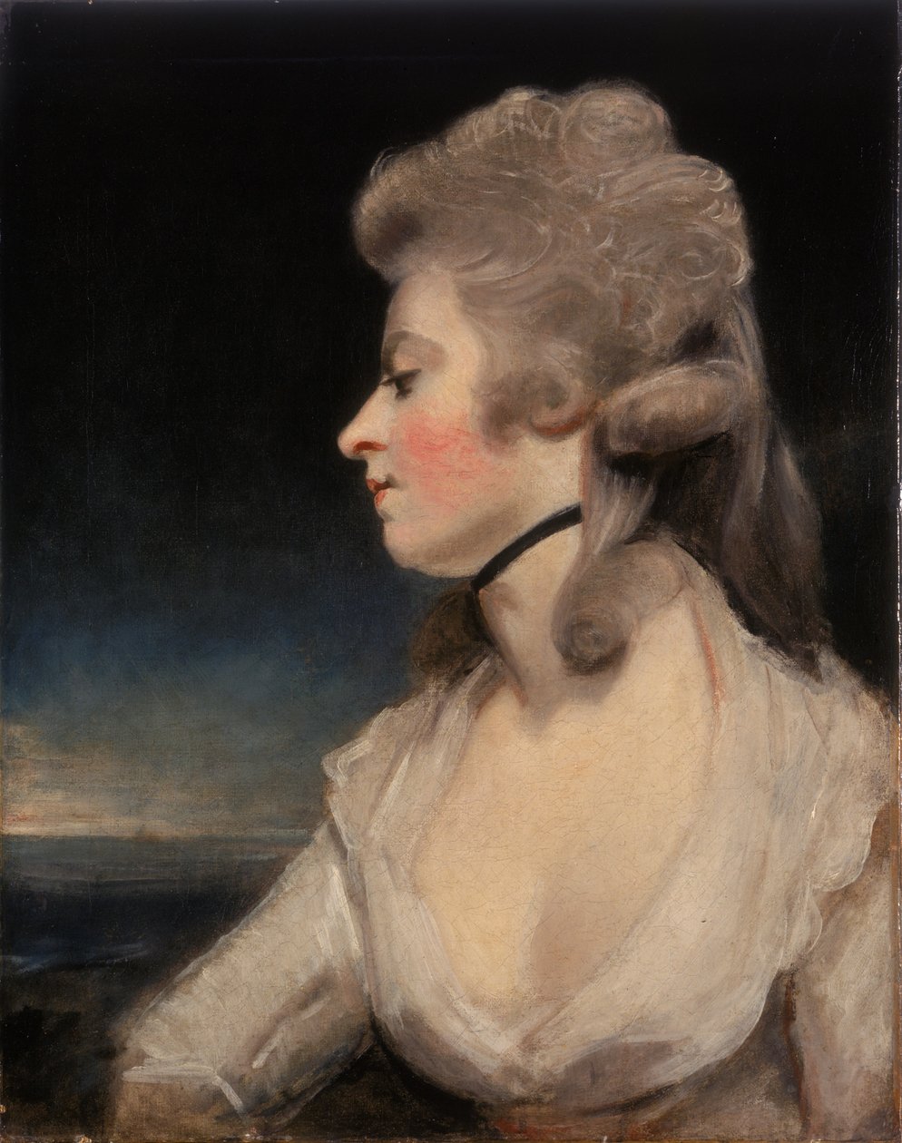 Porträtt av fru Robinson av Joshua Reynolds