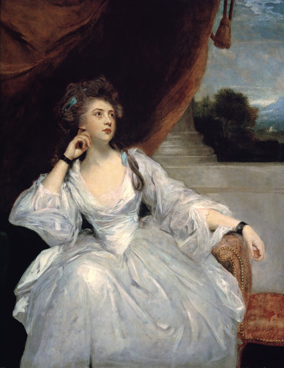 Porträtt av Mrs Stanhope av Joshua Reynolds