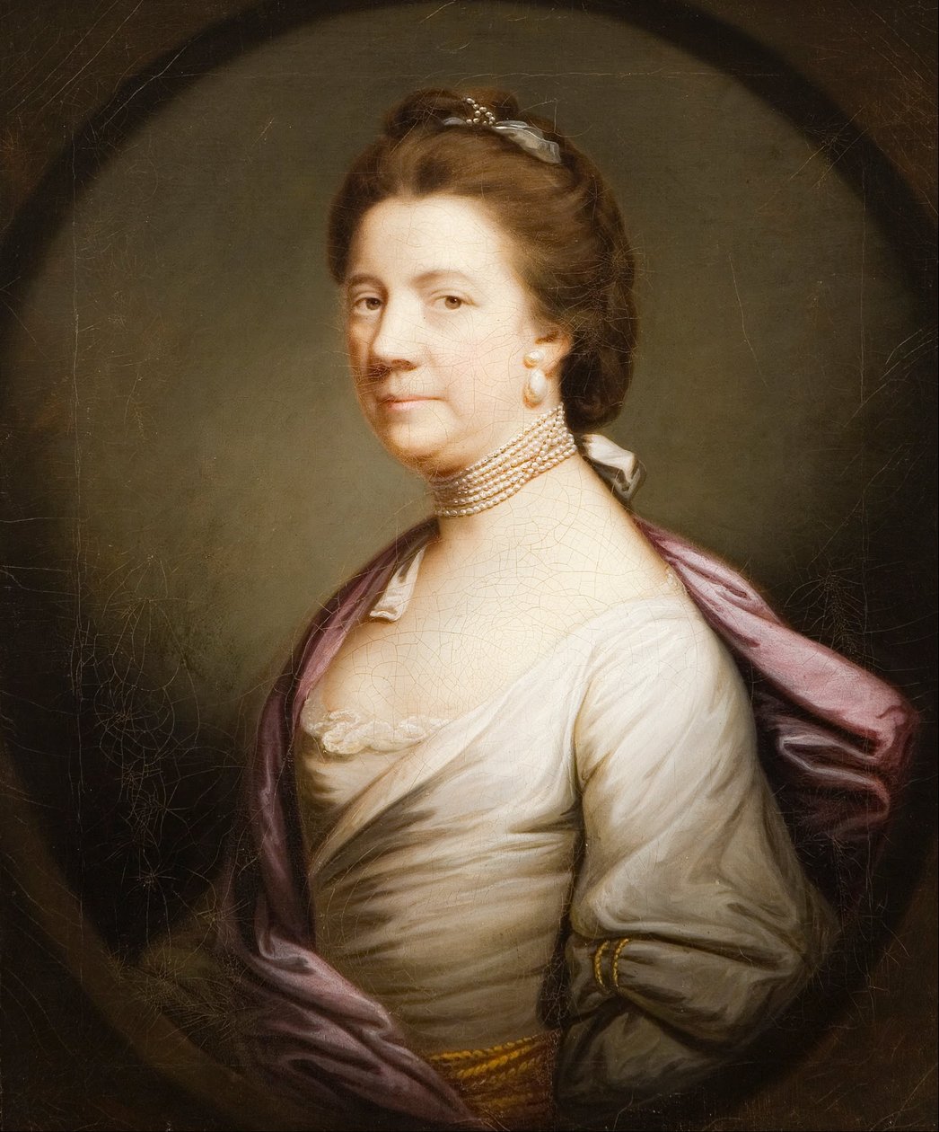 Portrait of a Lady in White av Joshua Reynolds