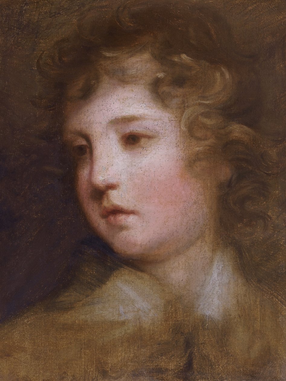 Study for the portrait of Lord George Seymour Conway (1763-1848) as a boy av Joshua Reynolds