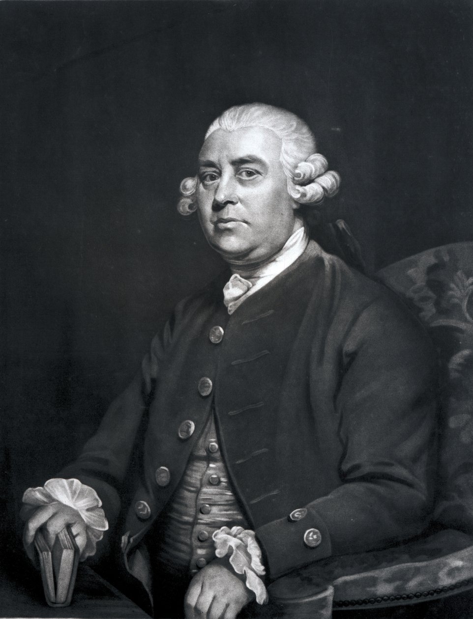 William Strahan, graverad av John Jones, 1792 av Joshua Reynolds