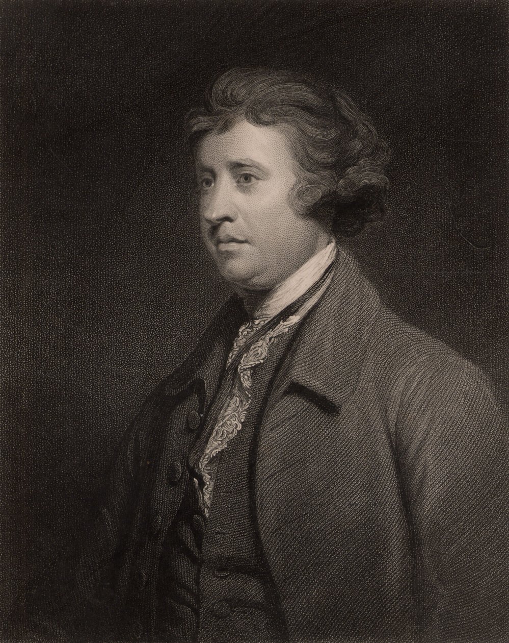 Edmund Burke (1729-1797) av Joshua (after) Reynolds