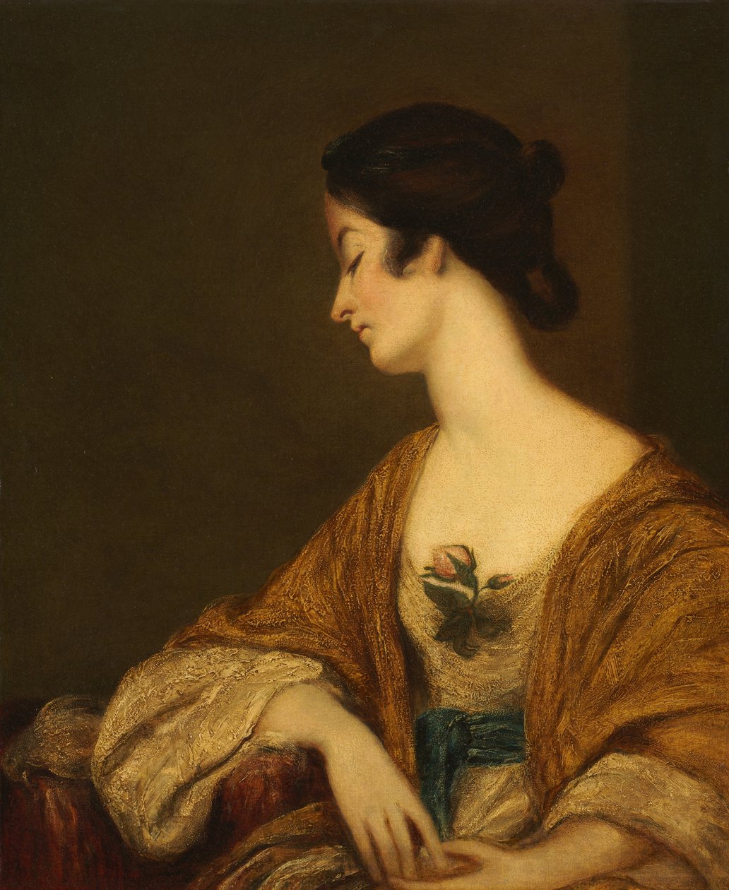 Porträtt av Mrs George Collier av Joshua (follower of) Reynolds