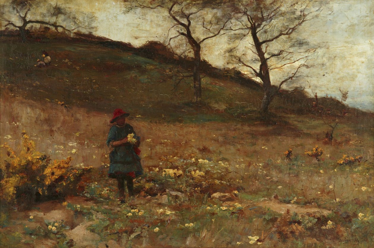 Springtime (olja på duk) av Joshua Anderson Hague
