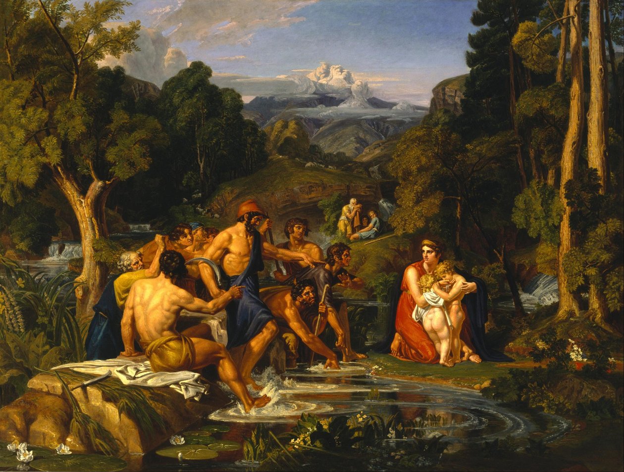 Latona och de lykiska bönderna av Joshua Cristall