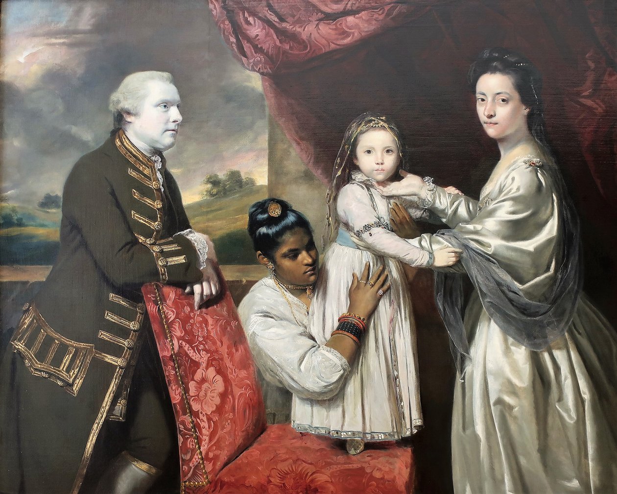 1765 Reynolds Familjen Hancock av Joshua Reynolds