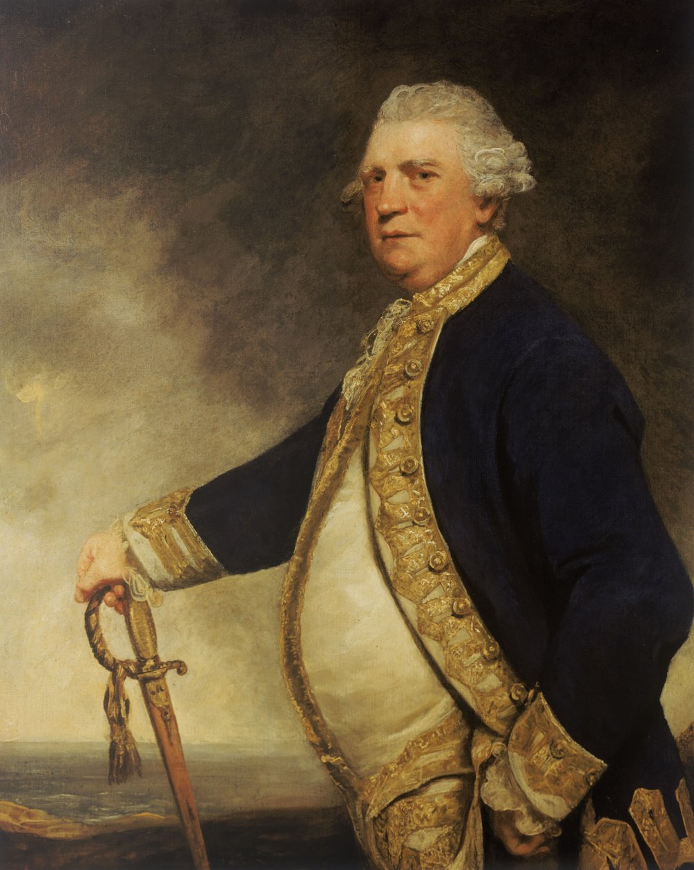 Amiral Augustus Keppel (1725-1786) av Joshua Reynolds