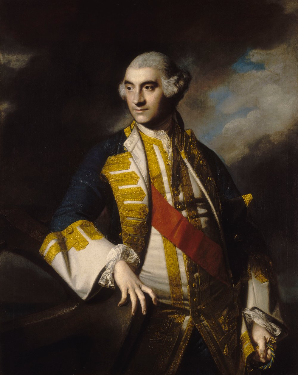 Amiral Sir Charles Saunders (1713-1775), ca 1765 (olja på duk) av Joshua Reynolds