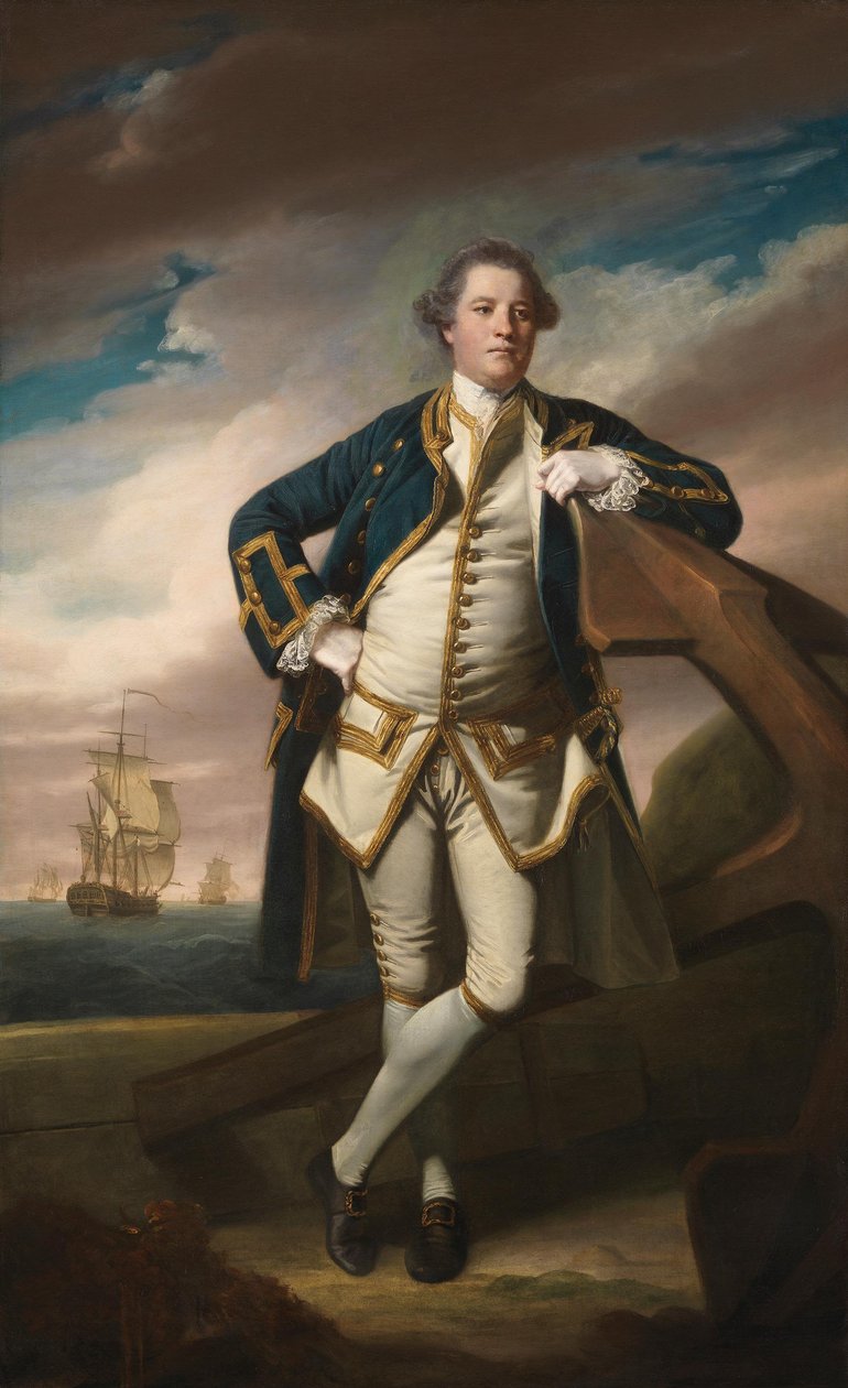 Kapten Philemon Pownall av Joshua Reynolds