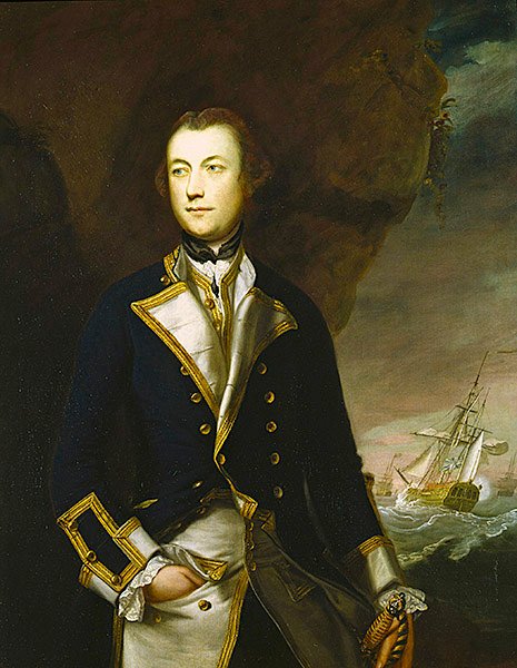 Kapten Robert Brice (olja på duk) av Joshua Reynolds