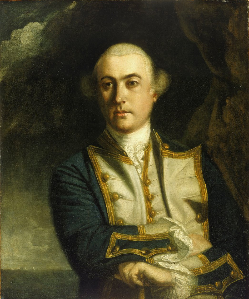 Kapten The Honourable John Byron (1723-1786) av Joshua Reynolds