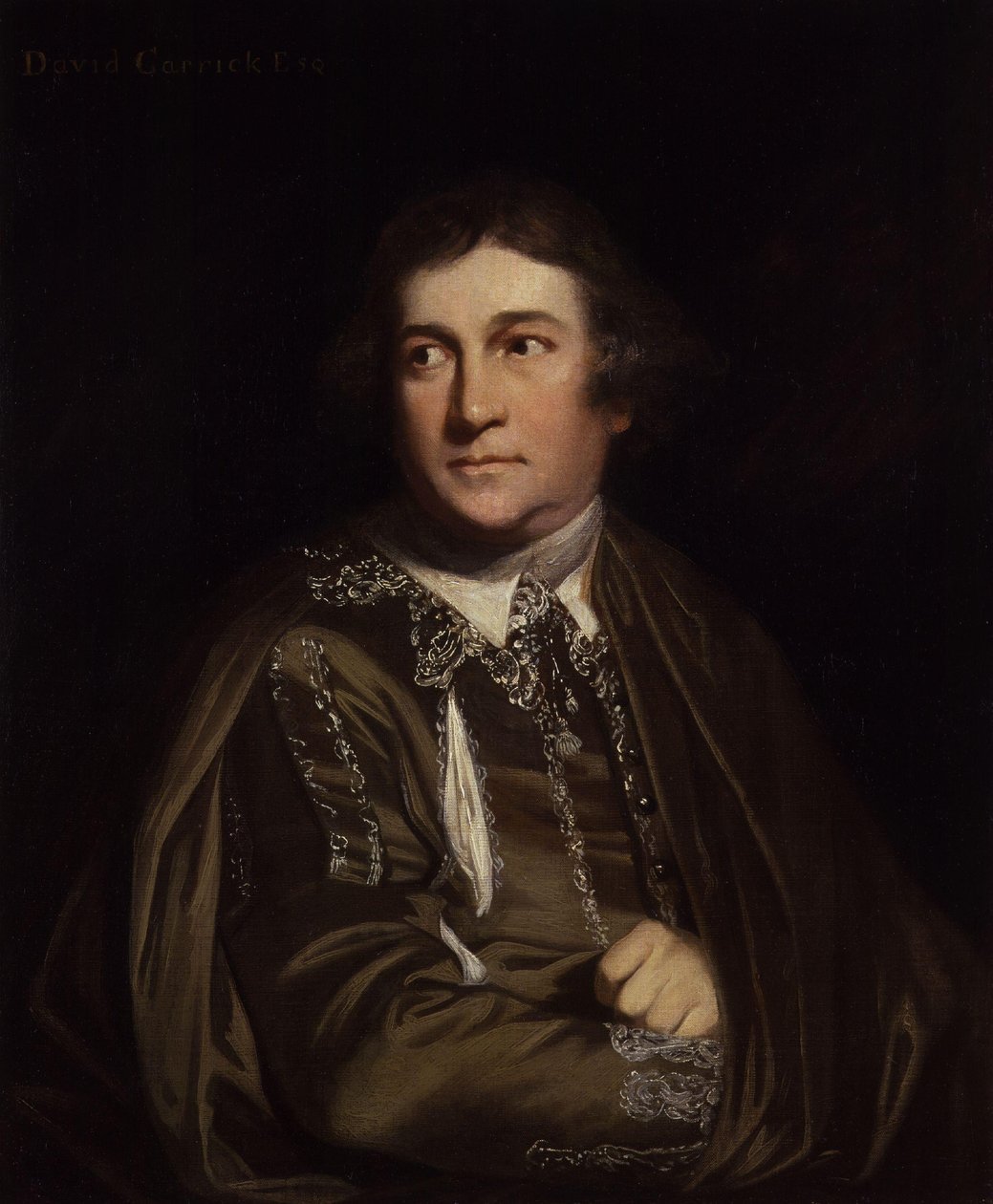 David Garrick som Kitely i "Every Man in his Humour av Joshua Reynolds