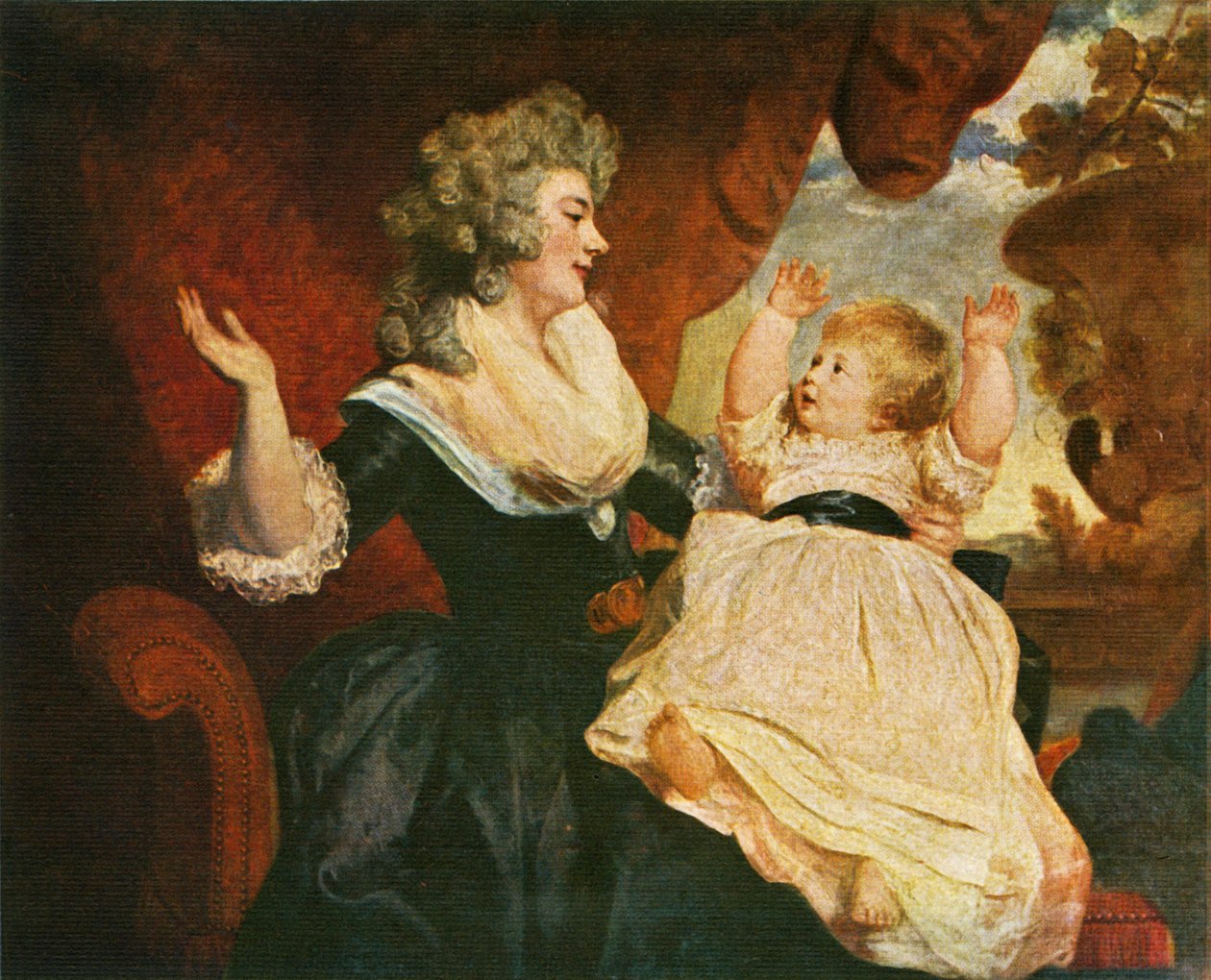 Hertiginna av Devonshire och barn, c1786, c1912 av Joshua Reynolds