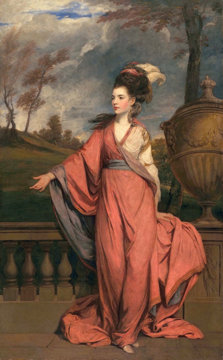 Jane Fleming, senare grevinna av Harrington, ca 1778-79 av Joshua Reynolds