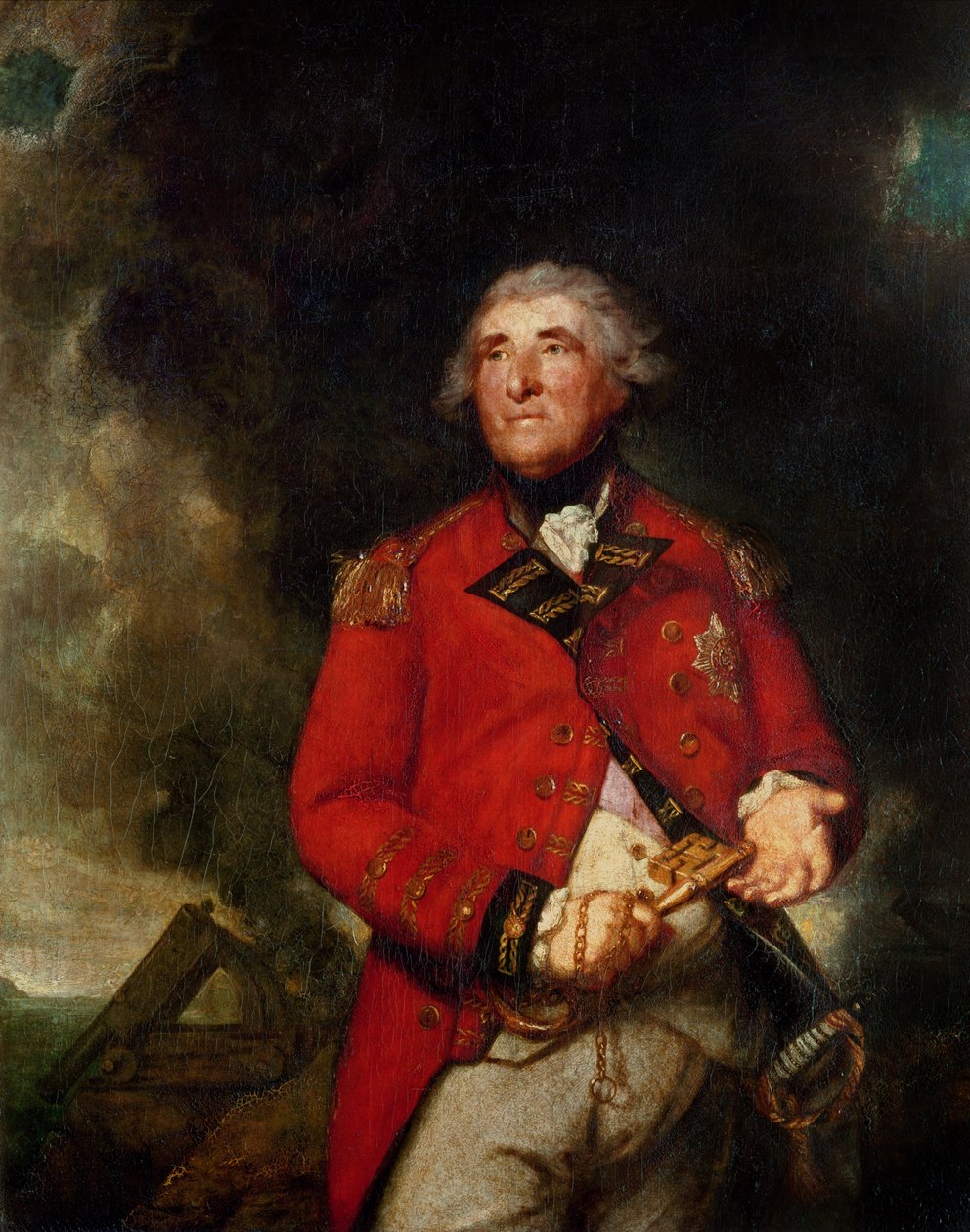 Lord Heathfield (1717-90) guvernör i Gibraltar under belägringen 1779-83, 1787 av Joshua Reynolds