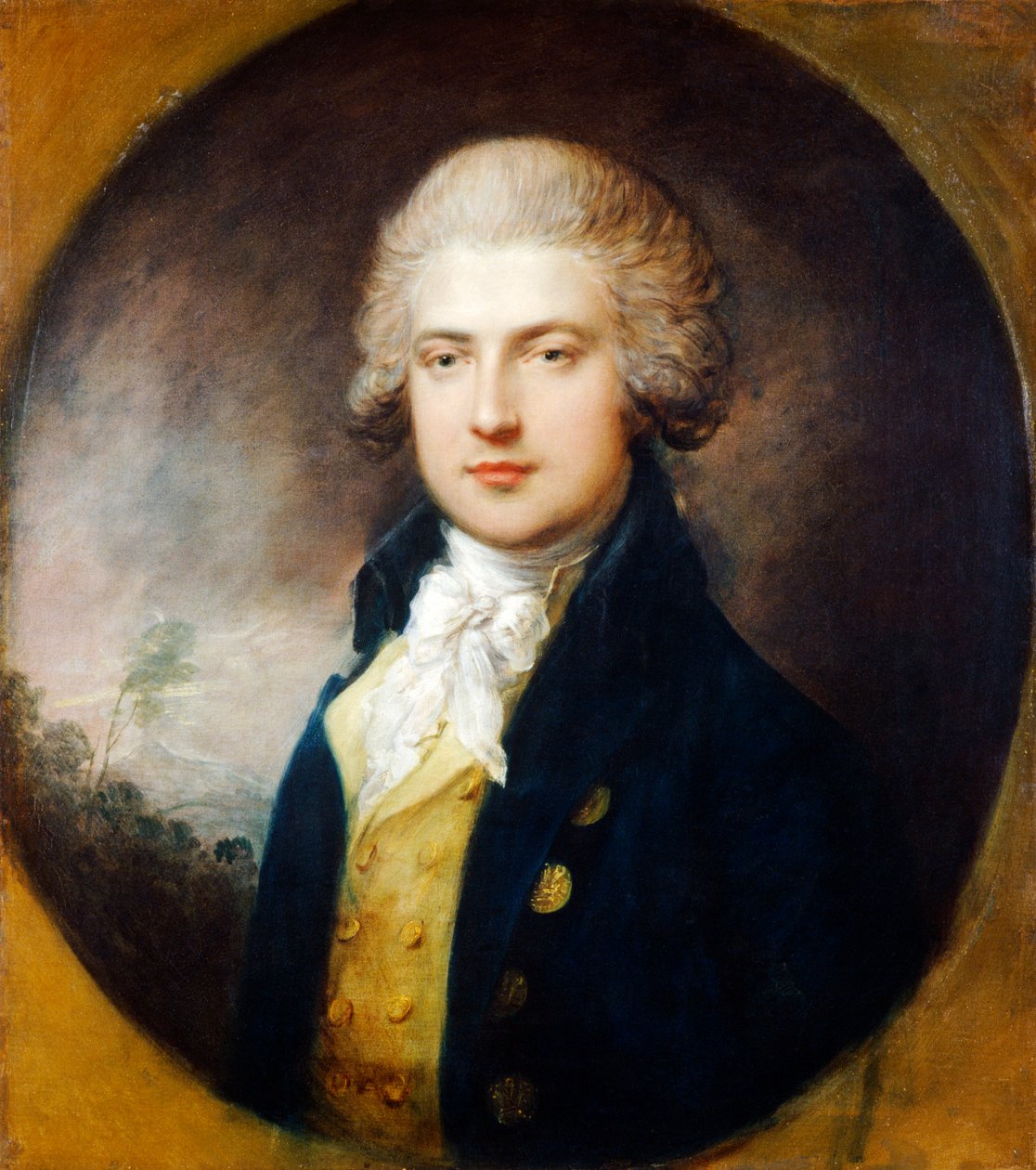 Man in Prince of Wales Livery (olja på duk) av Joshua Reynolds