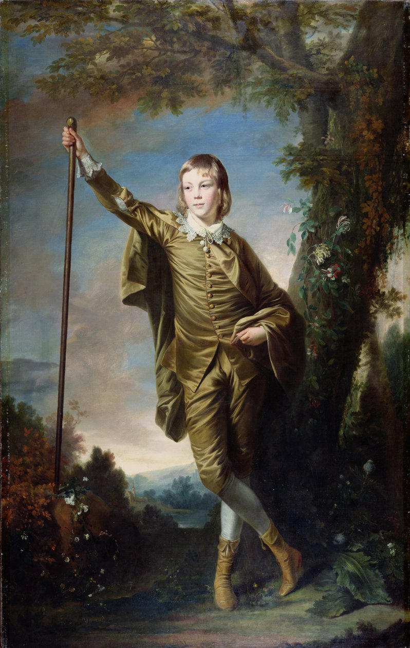 Mästare Thomas Lister (Den bruna pojken) av Joshua Reynolds