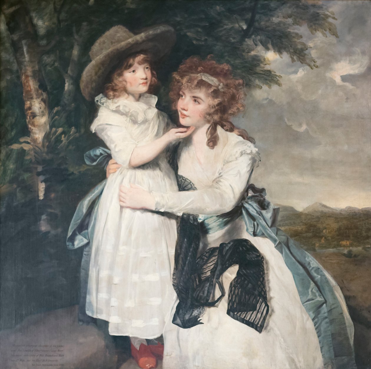 Miss Cocks och hennes systerdotter, cirka 1790 (olja på duk) av Joshua Reynolds