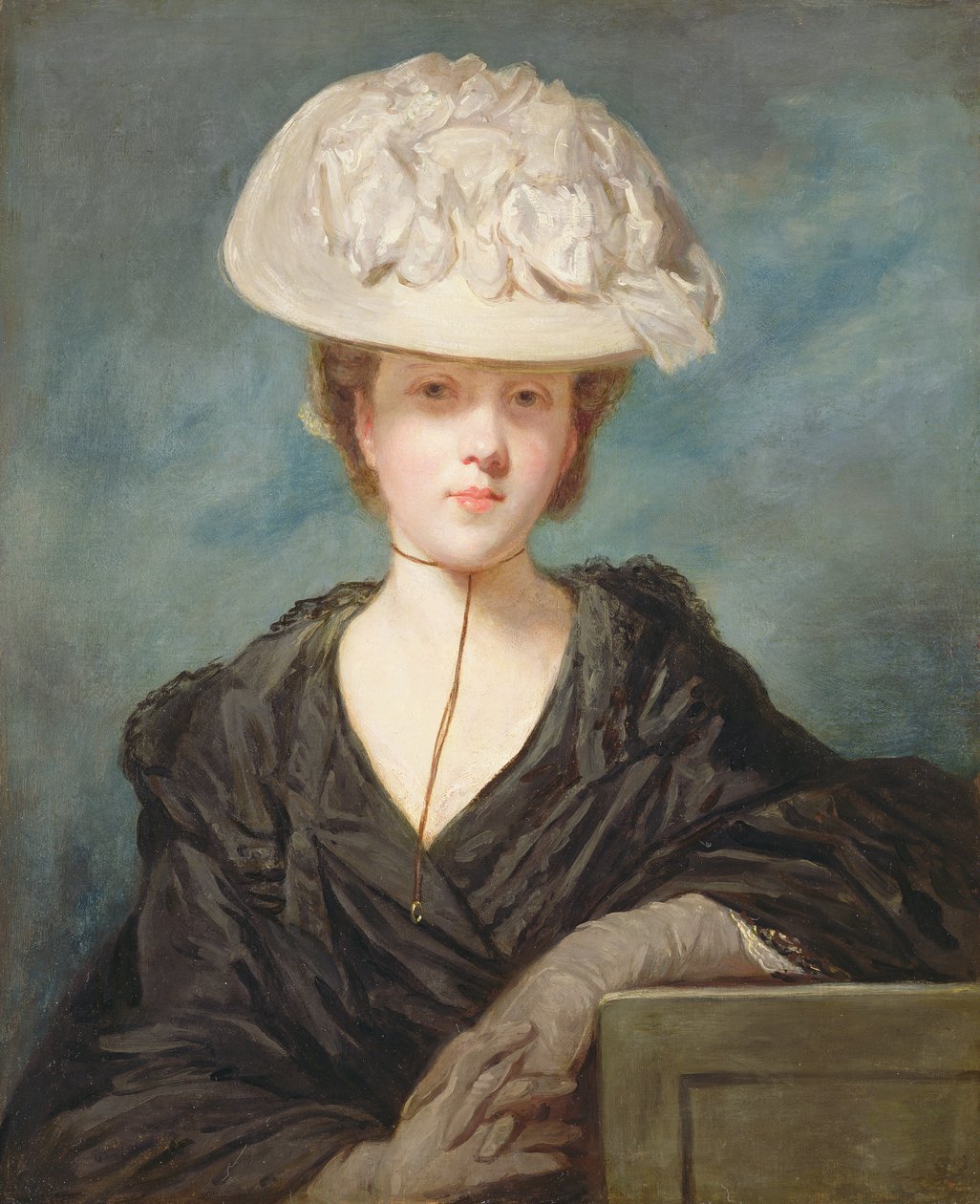 Miss Mary Hickey av Joshua Reynolds