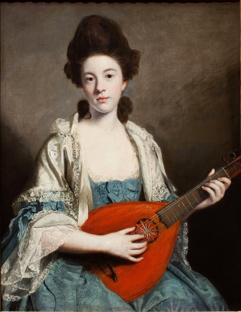 Miss Phillis Hurrell (1746-1836) av Joshua Reynolds