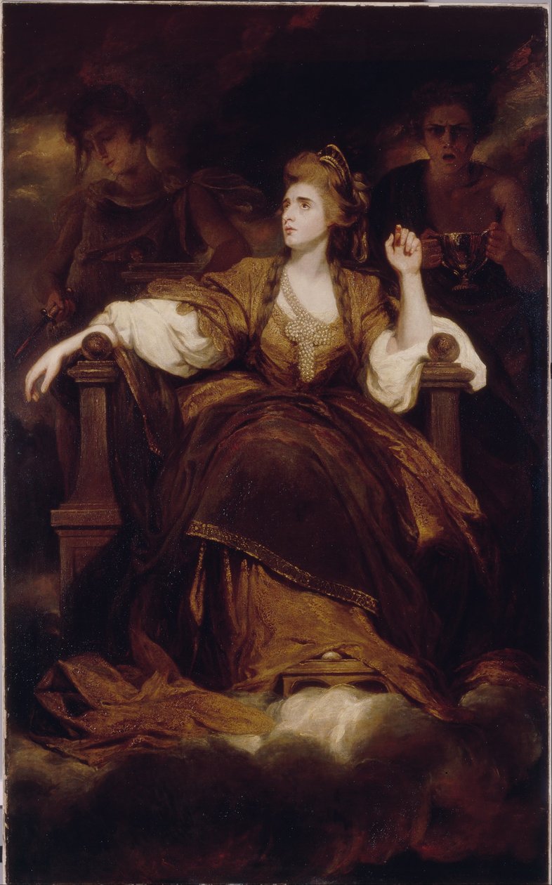 Fru Siddons som den tragiska musan av Joshua Reynolds