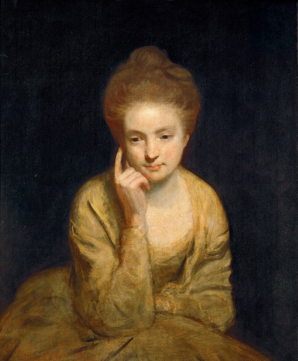 Neoclassicism: Portrait Study of a Young Lady av Reynolds, Sir Joshua (1732-1792) av Joshua Reynolds