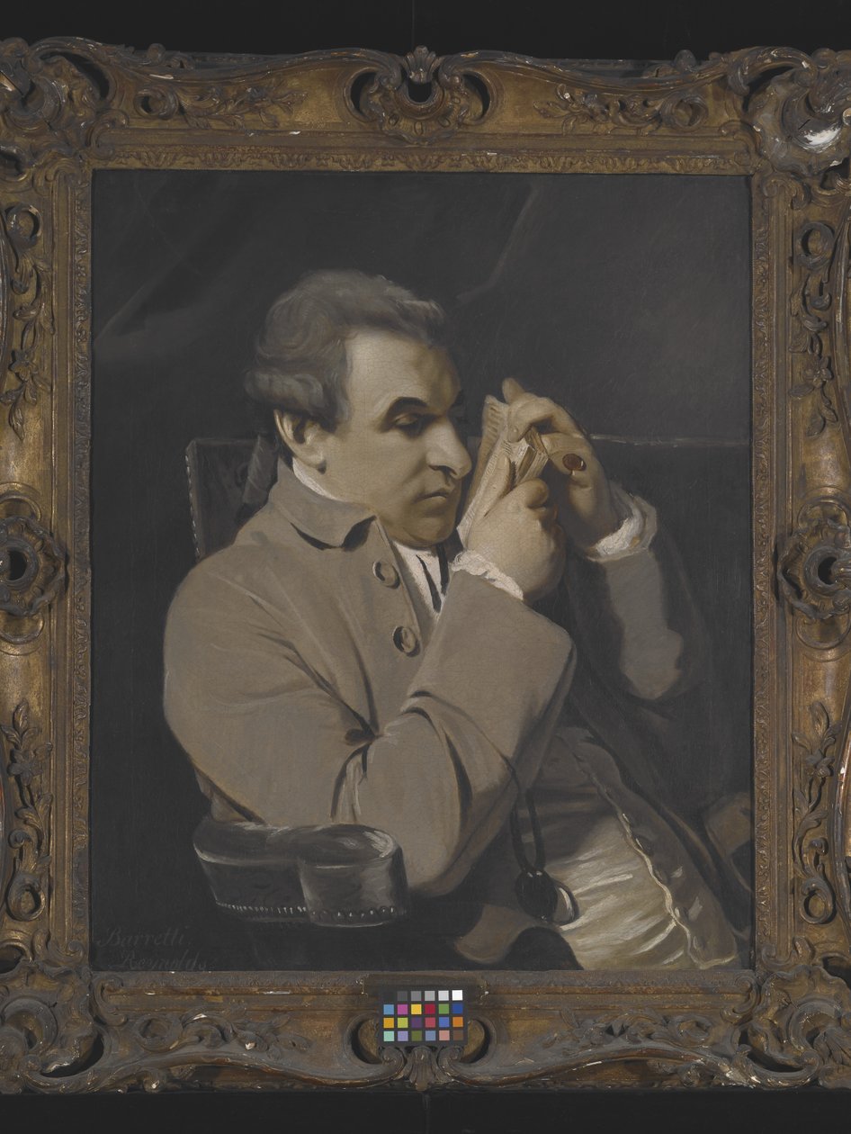 Porträtt av Joseph Baretti (olja på duk) av Joshua Reynolds