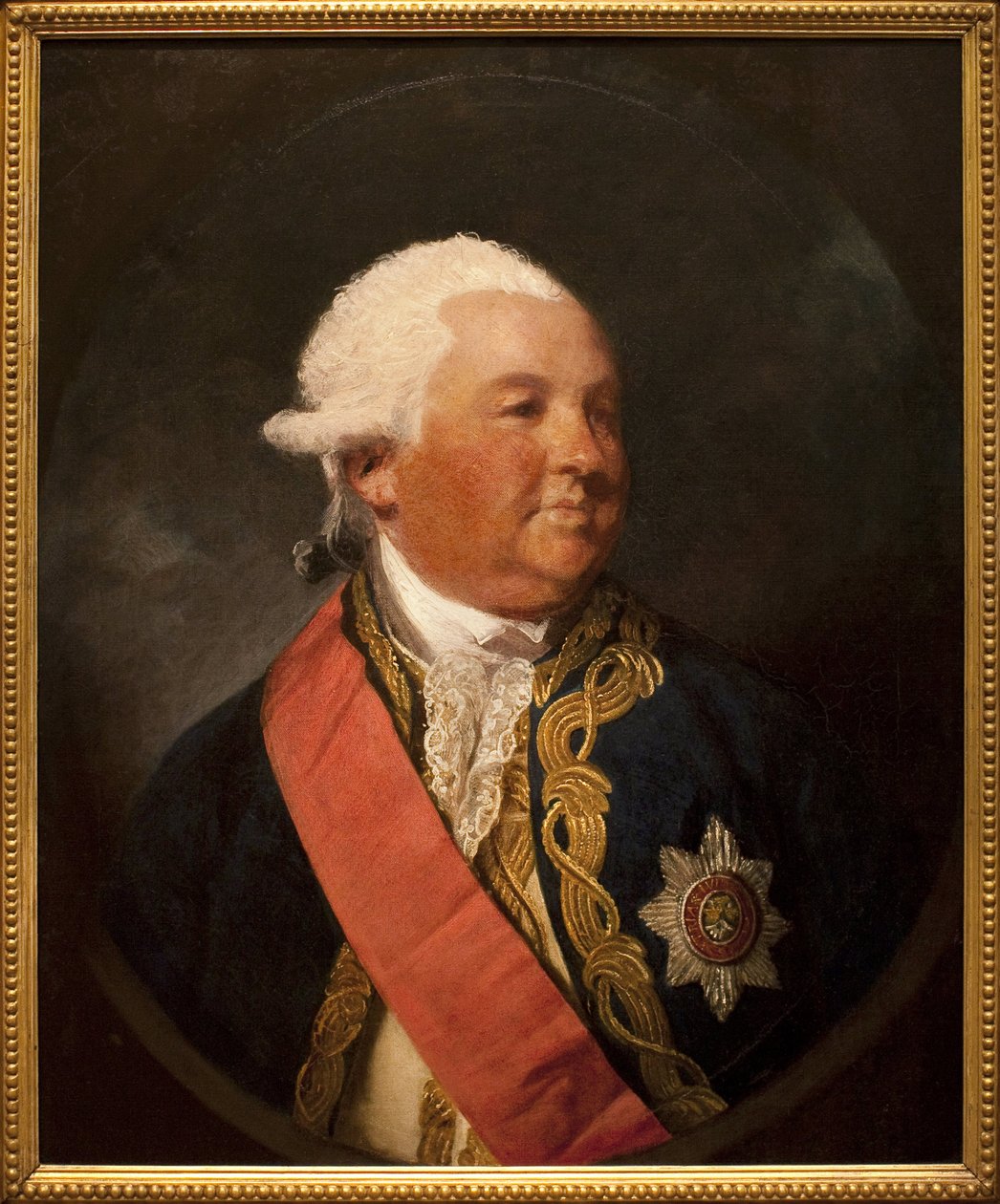 Porträtt av amiral Sir Edward Hughes (ca 1720-1794). Målning av Joshua Reynolds (1723-1792), olja på duk, engelsk konst av Joshua Reynolds