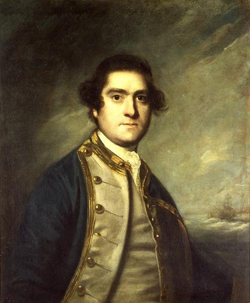 Porträtt av kapten Thomas Cornewall av Joshua Reynolds