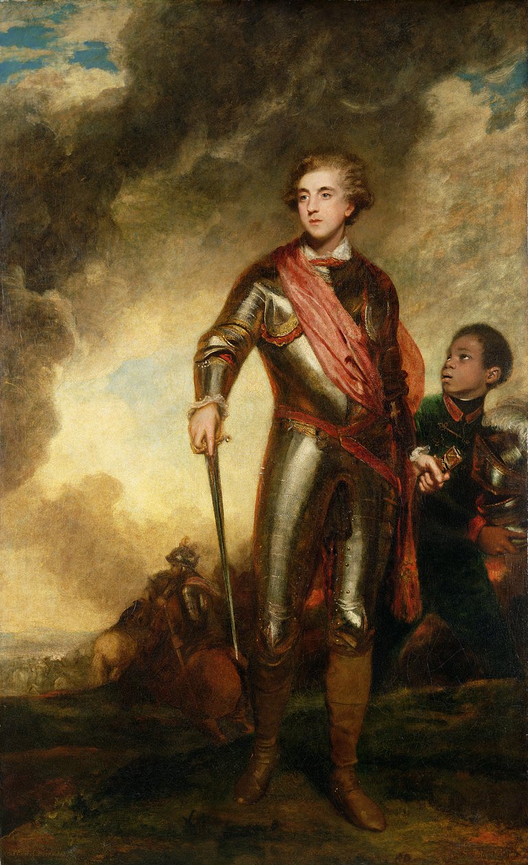 Porträtt av Charles Stanhope, 3:e earl av Harrington (1753-1816) 1782 (olja på duk) av Joshua Reynolds