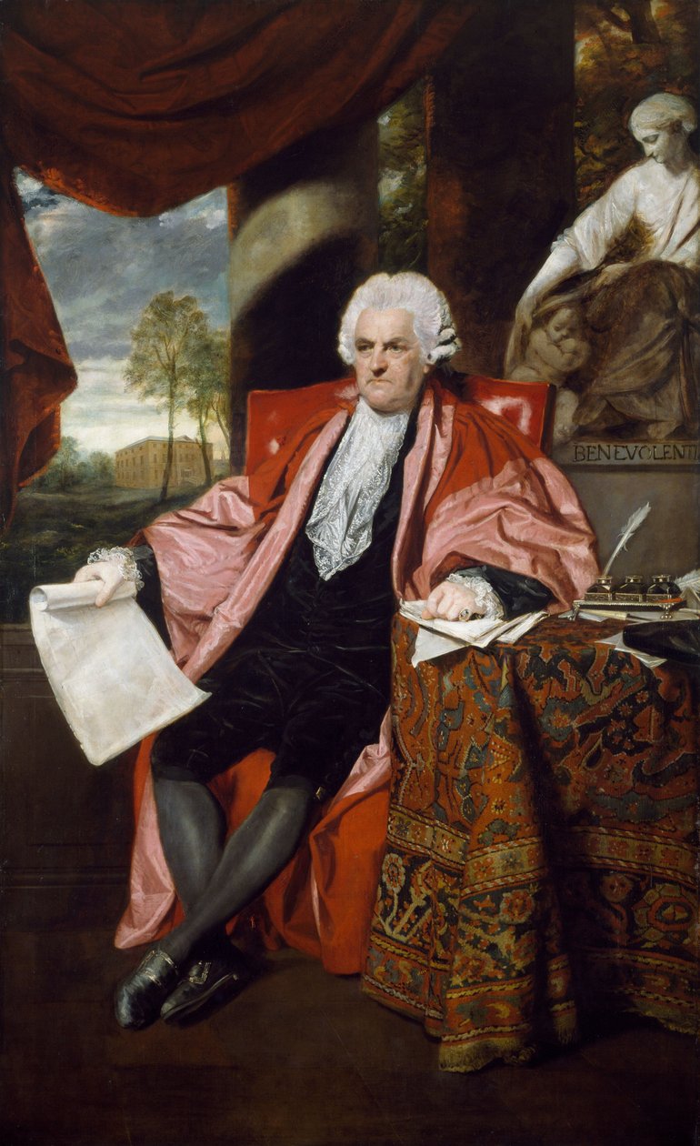 Porträtt av Dr John Ash av Joshua Reynolds
