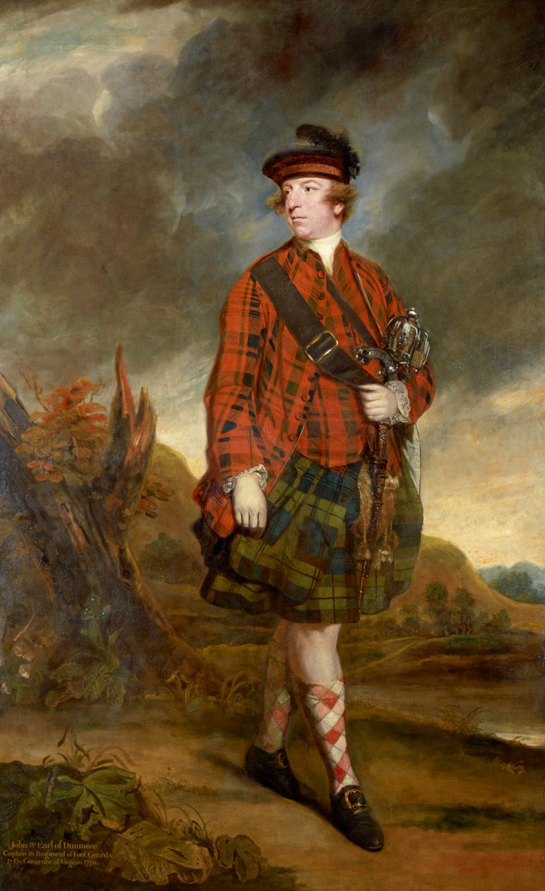 Porträtt av John Murray, 4:e earl av Dunmore (1730-1809) av Joshua Reynolds