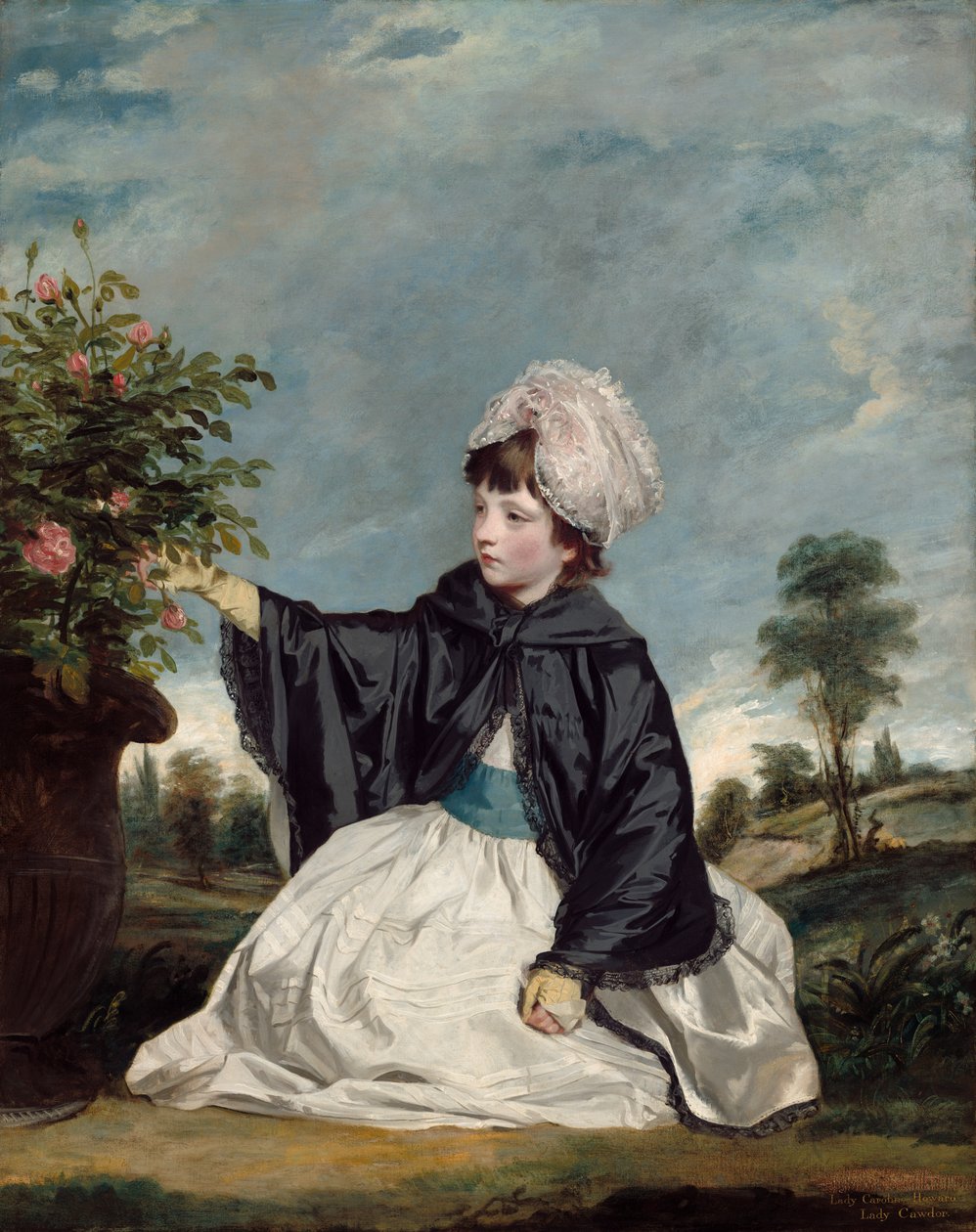 Porträtt av Lady Caroline Howard av Joshua Reynolds