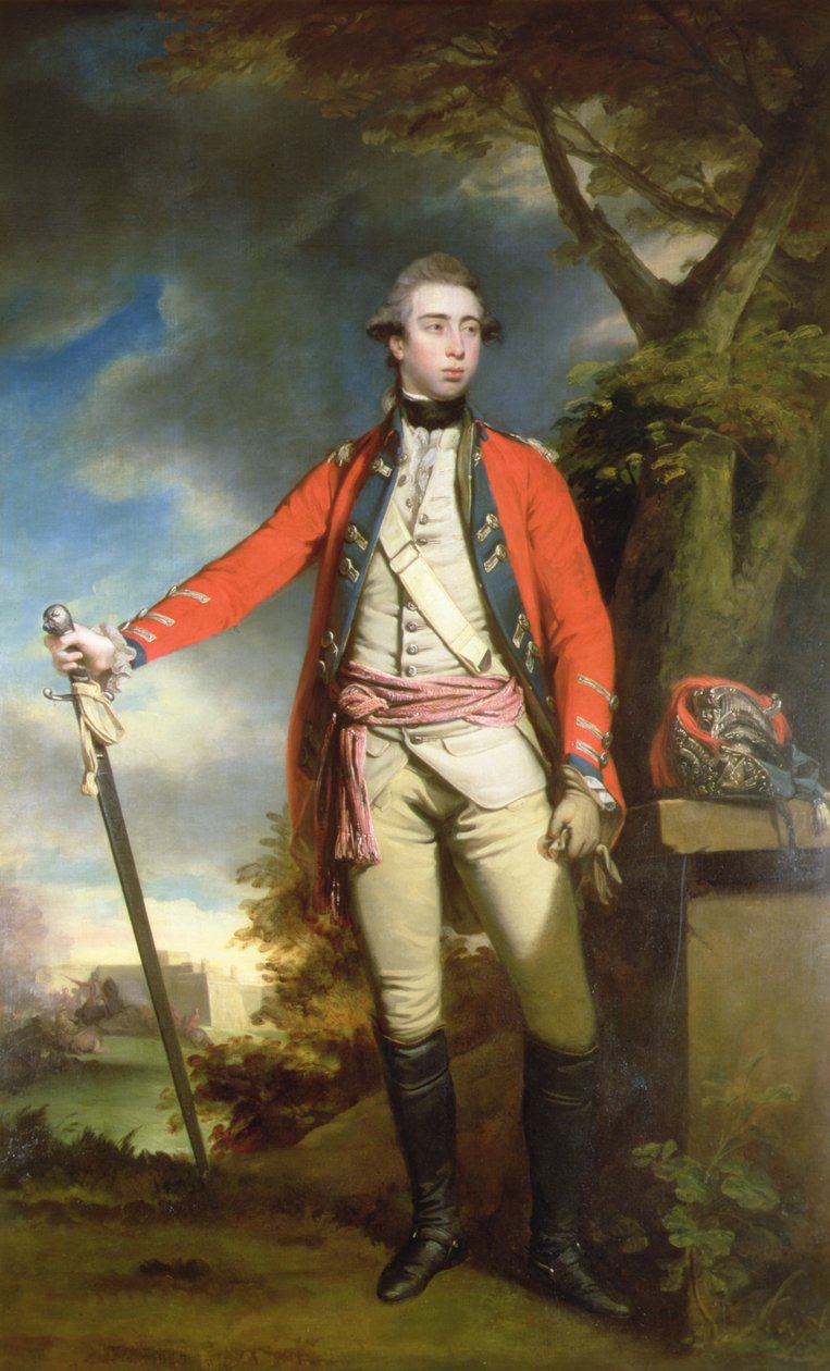 Porträtt av Lord de Ferrars (olja på duk) av Joshua Reynolds